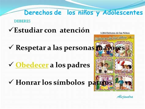 Deberes De Los Ninos Ninas Y Adolescentes