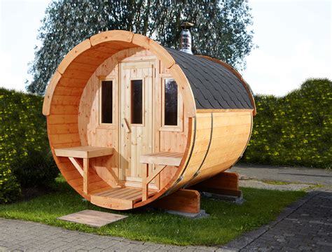 Du bist wohl auch in den genuss gekommen ein traumhaftes saunahaus für draußen zu kaufen? Gartensauna Wolff «Saunafass 250» Sauna-Haus, Aussensauna ...