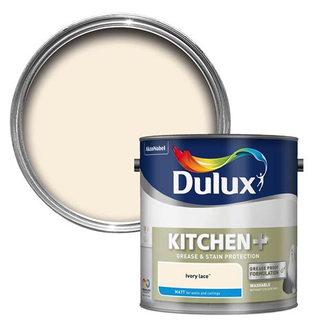 Chippendale paint colours jpg 796 572 pixels kitchen design. Dulux Kitchen Ivory Lace Matt Emulsion Paint 2.5L ...