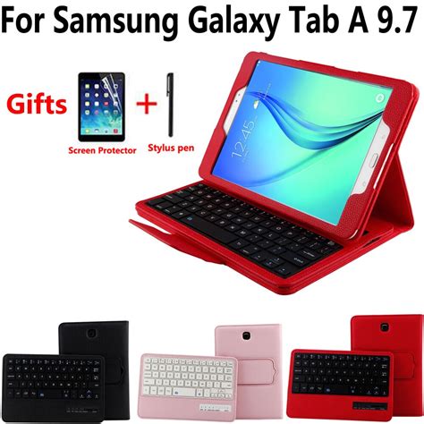 Litchi Pattern Leather Removeable Wireless Bluetooth Keyboard Case