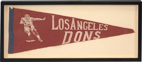 Don's sports card center 578 brighton ave portland me 04102. 1940's Los Angeles Dons AAFC Football Pennant