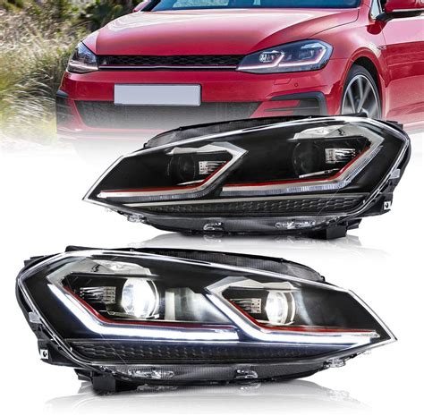 Vland Led Headlights For 2015 2017 Volkswagen Golf Mk7 Halogen Models