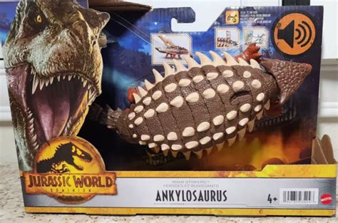 Jurassic World Dominion Roar Strikers Ankylosaurus Dinosaur Action Figure Eur 2676 Picclick Fr