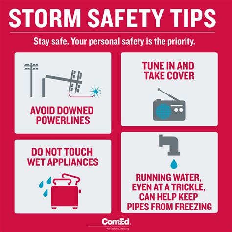 Storm And Outage Safety Comed An Exelon Company Safety Tips Safety