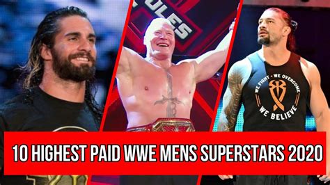 10 Highest Paid Wwe Men S Superstars 2020 Wwe Salary Of Male Wrestlers In 2020 Youtube