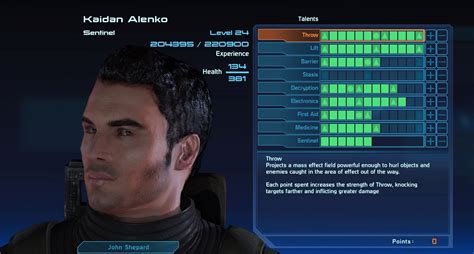 Kaidan Build Complete Guide Mass Effect 1 Me1 Le
