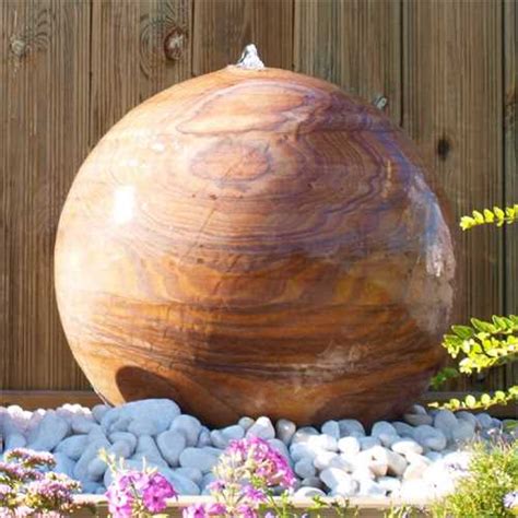 Eastern Stone Large Drilled Sphere Natural Water Feature