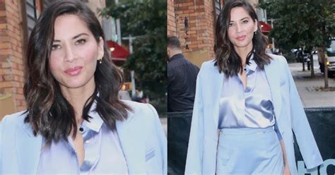Olivia Munn In Styland Visiting The Daily Show With Trevor Noah