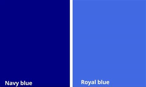 Navy Blue Vs Royal Blue What Is The Difference