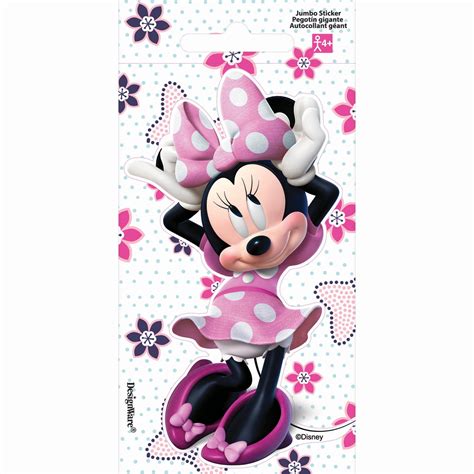 Minnie Mouse Jumbo Stickers Pack Of 24 Au