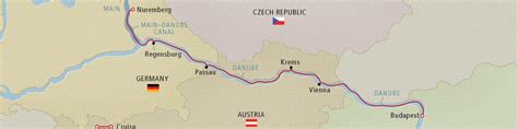 Danube On World Map