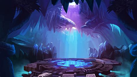Cave Zoom Background