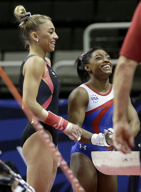 At Us Gymnastics Trials Its A Fight For One Spot In Rio