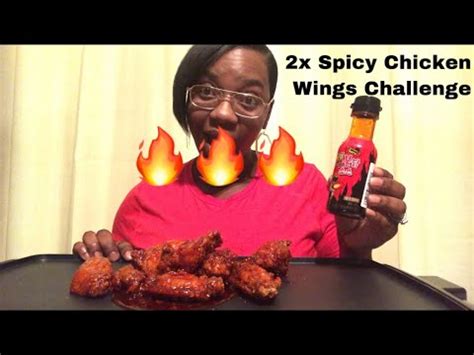 X Spicy Chicken Wings Challenge By Stephandtasha Youtube