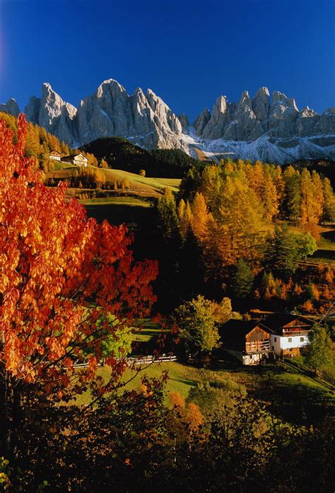 Italy Dolomites Val De Funesview By Simeone Huber