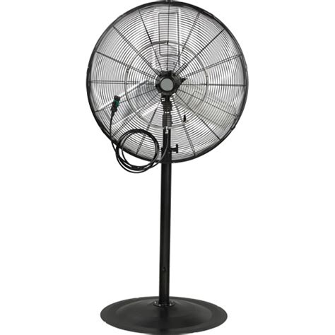 Matrix Industrial Products Outdoor Misting And Oscillating Pedestal Fan