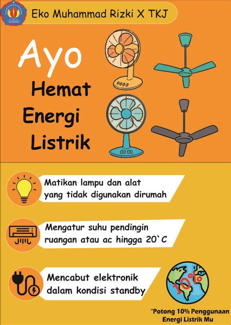 Poster Hemat Energi Kelas 4 Sd Homecare24