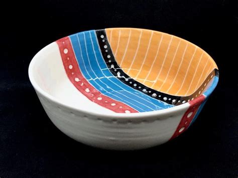 Large Ceramic Serving Bowl Handmade Pottery Bowl Fruit Etsy