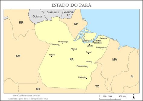 Mapa Do Pará Baixar Mapas