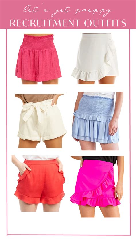 Sorority Recruitment Outfit Ideas Lets Get Preppy