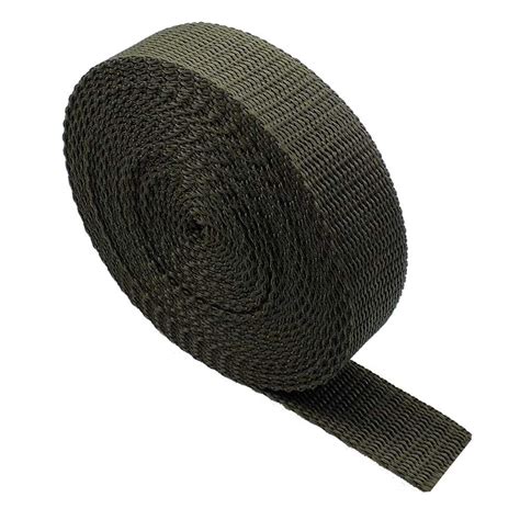 Mm Polypropylene Webbing Strap Khaki Metres