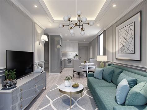 Apartment On Behance Apartment Lighting Living Room Design Modern