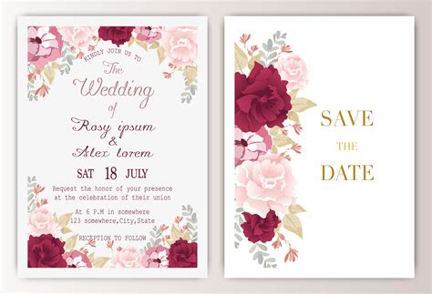 Contoh Invitation Wedding Card Riset