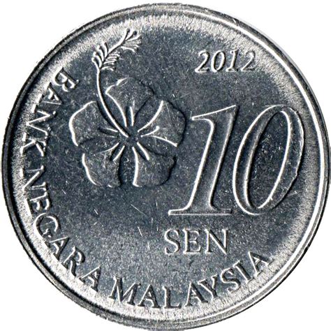 10 Sen Malaysia Numista