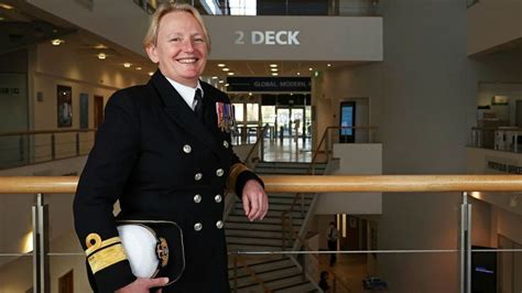 get this party started how the royal navy s first female admiral kick starts the day to a dance