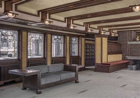 Robie House Reopens After Interior Restoration Frank Lloyd Wright