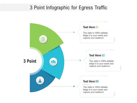 3 Point For Egress Traffic Infographic Template Presentation Graphics