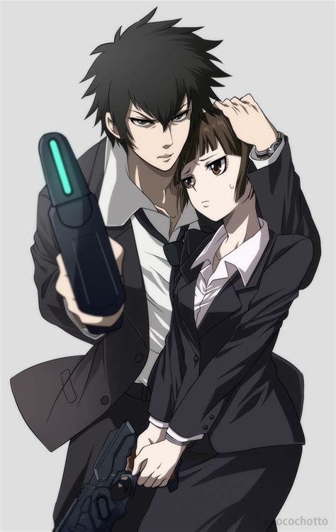 Psycho Pass Akane And Kogami