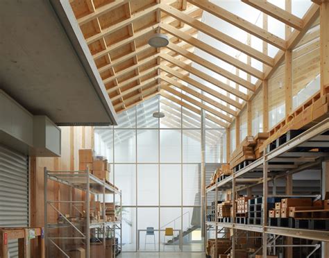 Arii Irie Architects Tops Light Filled Warehouse In Ageo Japan With