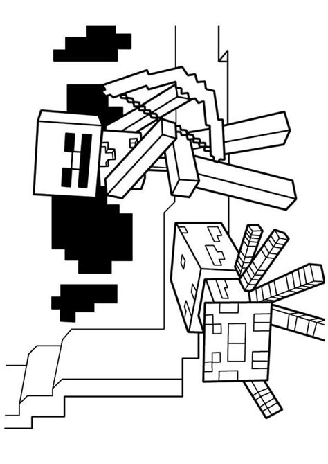 Pin by ScribbleFun on Minecraft Coloring Pages | Minecraft coloring