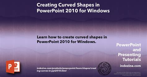 Creating Curved Shapes In Powerpoint 2010 For Windows
