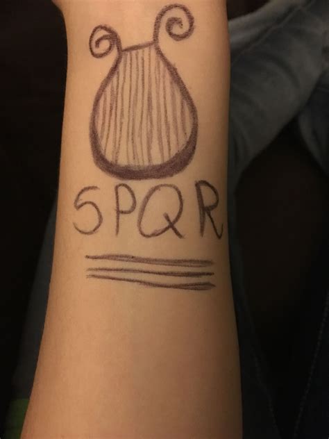 I Did It Better And Correct This Time Apollo Roman Tattoo From Camp