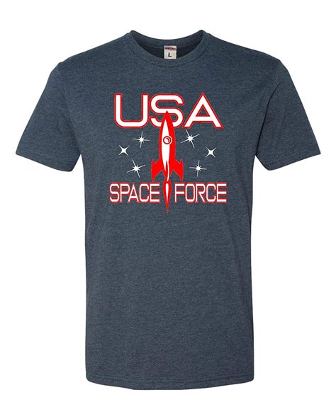 Adult Usa Space Force Deluxe T Shirt 4314 Jznovelty