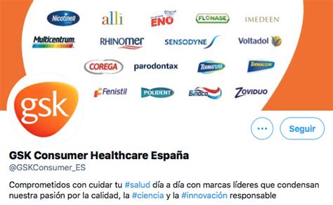 Gsk Consumer Healthcare España Estrena Cuenta Corporativa En Twitter