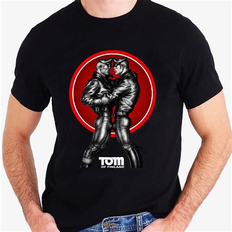 Tom Of Finland Leather Men T Shirt — Peachy Kings Gay T Shirts Tom