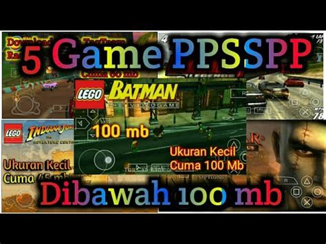 Berapa ukuran game gta ppsspp chinatown wars? 5 Game PPSSPP Ukuran Kecil Dibawah 100 mb Android (PPSSPP) - YouTube