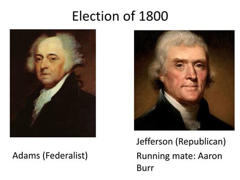 Ppt Election Of 1800 Powerpoint Presentation Free Download Id2080598