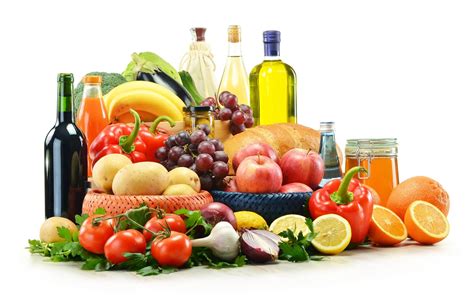 Banco De Imágenes Deliciosa Comida Saludable Frutas Vegetales Y Aceites