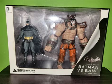 Dc Collectibles Batman Arkham Asylum Bane Vs Batman Action Figure 2 Pack New 15000 Picclick
