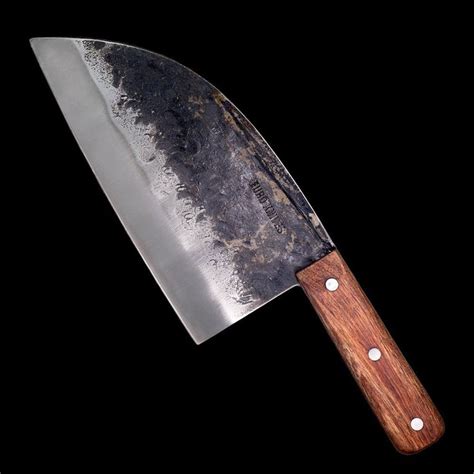Almazan Knife | Serbian | 1095 Carbon steel | Leather ...