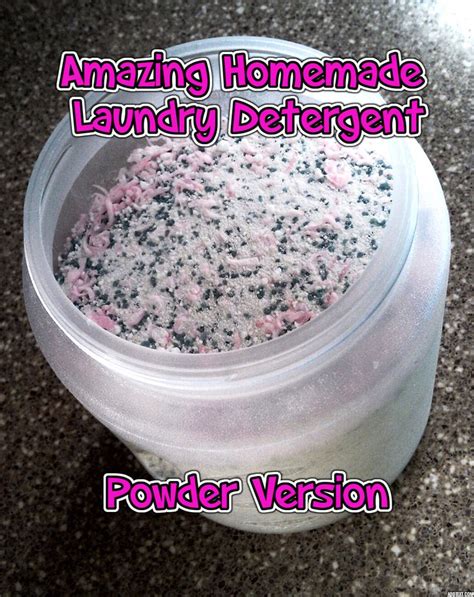 Southern Mommy Minute Homemade Powder Laundry Detergent Homemade