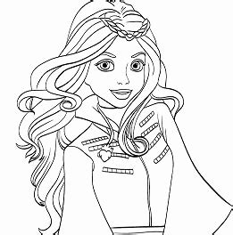 Chloe bennet, dove cameron and yana perrault to lead. Descendants Coloring Pages Disney at GetColorings.com ...