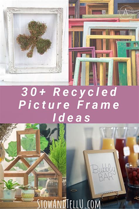 30 Creative Uses For Picture Frames Missing Parts And All