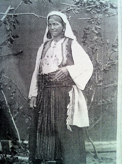 Serbian Woman Wearing The Jakicar 19th C Serbian Women Serbia Serbian