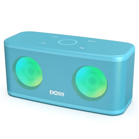 Doss Bluetooth Speaker Ice Blue Doss Soundbox Pro