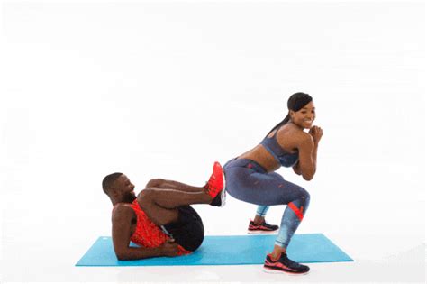 17 Super Intimate Ways To Get Fit With Your Partner Partner Workout Fit Couples Workout Warm Up